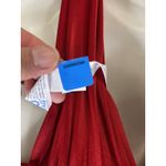 Adrianna Papell Boutique Dress Womens Medium Red Pleated Ruched Evening Gown Photo 9