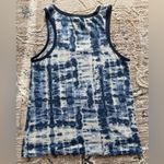 Lucky Brand  Womens Tie Die Tank‎ and Pants Pajama Set Blue Size Small Cozy Soft Photo 2