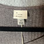 A New Day Womens Dress S Brown Asymmetric Front Ribbed Maxi Dress NEW Photo 2