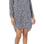 Velvet by Graham & Spencer Printed Challis Laceup
Dress in Blue Begonia, Sz S Photo 0