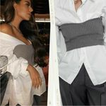 ZARA  Knit Strapless Crop Top Size S Photo 1