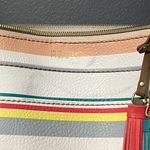 Relic  OH happy day shoulder tote spring summer striped purse minor flaws shown Photo 1