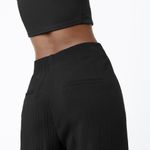 ZARA textured soft high waisted straight leg pants Photo 1