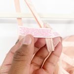 Victoria's Secret VS Womens Floral Embroidered Mesh Lace Corset Top Size 36B Pink Photo 6