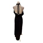 Old Navy Women's Elegant Black Halterneck Long Dress Size L Formal Photo 3