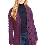 Buttons Aran Woolen Mills - B243 | women's wool cardigan with  Photo 0