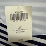 Boston Proper  Womens Striped Tank Maxi Navy White Lined Stripe Long Dress XL Photo 3