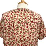 Vintage ANOKHI Floral Tunic Dress Short Sleeve Hippie Boho Gypsy size Medium Photo 6