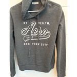 Aeropostale  Women's Gray Pullover Hoodie Size‎ L Long Sleeve Casual Photo 1
