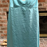 Wild Fable  Turquoise Satin Dress / XL / Excellent condition Photo 0
