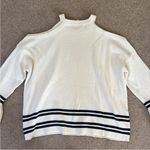 Anthropologie NWT Knitted & Knotted
Open Shoulder Ruffle Sleeve Sweater Small Photo 9