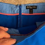 J.Crew The Pencil Skirt stretch deep blue with pockets & black slit size 4 Photo 4