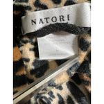 Natori Cheetah Print Long Sleeve Top Women's Size L Loungewear Casual Velour Photo 3
