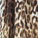 Cache Silk Leopard Animal Print Romper SZ S #2106 Photo 9