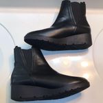 Taryn Rose Taryn by  Women’s Black Vegan Faux Leather Heeled Ankle Boots Photo 3