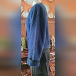 Guy Laroche Vintage Royal Blue Mohair Jacket Size L Photo 1