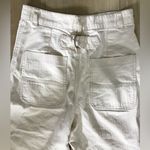 Free People High Rise Wide Leg Crop Pants Creme Womens Size 4 Cotton Photo 4