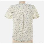 1. State  Cottagecore Ditsy Floral Puff Sleeve Eyelet Button Up Blouse‎ Womens 2X Photo 5