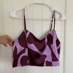 House of Harlow 1960 women’s burgundy purple patterned tank top — large Photo 0