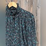 ZARA  Women’s Blouse Ditsy Floral Pleated Chiffon Prairie Cottage Photo 1