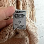 Tanya Taylor Naomi Open Knit Fringe Sweater Size M Photo 7