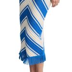 Fifteen Twenty  Amber Crochet Skirt in Blue/White, Size M Photo 1