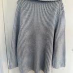 Ann Taylor Cozy Light Blue Knit Sweater Photo 4