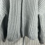 SheIn  Gray Balloon Sleeve Knit Open Cardigan Sweater Women’s Size Large Photo 3