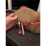 Betsey Johnson  Ainsleyy Women's Heeled Sandals Shoes Size 9 Red Multi Floral‎ Photo 9