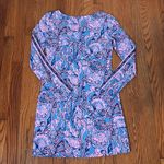 Lilly Pulitzer Beline Dress In Lapis Lazuli Horseshoe Bay size XS Photo 5