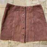 Forever 21 Corduroy Button Up Mini Skirt Photo 1