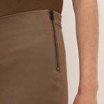 Everlane NEW! The Bi-Stretch Work Pant Cocoa Brown Side Zipper Size 4 Photo 2