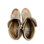 Miz Mooz Caitlin Heeled Sandal Peep Toe Booties Women’s Sz 38 (7.5-8) Leather Photo 5