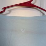 Lululemon Light Blue Oversized High Low Long Sleeve Shirt Size Med #5780 Photo 4