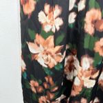 Julia Jordan  Women's Midi Dress Size 12 Floral Black‎ Multi Short Sleeve Wedding Photo 11