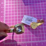 Michael Kors  Brass adjustable bracelet bangle MKJX8154710 diamond logo signature Photo 7