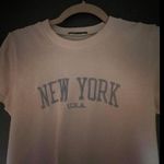 Brandy Melville New York Graphic Tee - White Photo 4