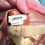 Jason Wu  Designer Faux Leather Front Slit Pants. Size Medium- see photos Photo 4