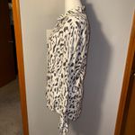 Rails  Rocsi Ivory Cheetah Print Long Sleeve Button Up Shirt Medium Photo 4