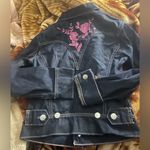 Levi's Levi’s dark denim pink magenta 8 jacket Photo 1