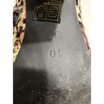 Urban Outfitters Emma Floral Jacquard Tapestry Ankle Boots Size 10 Block Heels Photo 6