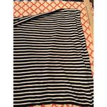 Talbots ONESIZE Coastal Nautical Blue White Striped Knit Shawl/Wrap Cotton Bld** Photo 4