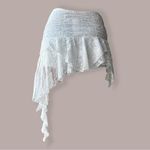 Nordstrom Charli XCX Vibe Vintage Hippie Y2K Mini Skirt 90s Clothes Lace Skirt Photo 1