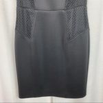 Milly  Black Mesh Back LBD Cocktail Dress Sz.6 Photo 4