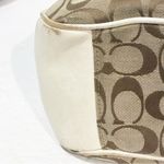 Coach Signature Bleecker Daisy Tote F14724 Khaki Brown Floral Shoulder Bag Photo 9