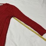 Michael Kors Michael By Red Knit Pullover Sweater Sz S - Works For XS as Well Photo 5