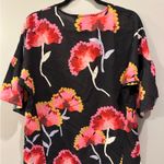 CROSBY by Mollie Burch  Floral Print Short Sleeve Blouse Photo 1