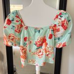 Buddy Love Cropped Puffy Sleeve Shirt Size L Photo 0