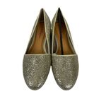 Pink & Pepper Women's Flat Gold Shoes Silver Size 8.5 Photo 1