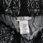 Joe Benbasset  Black Geometric Wide Leg Boho Pull On Trousers Pant L Large Photo 5